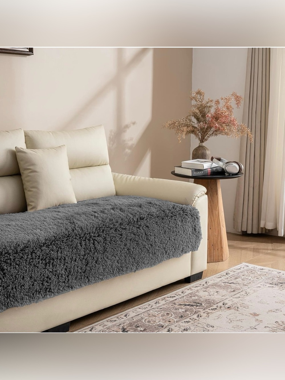 NWOT Dog Pad Washable Couch Cover, Waterproof  (Dark Gray, 37x79)